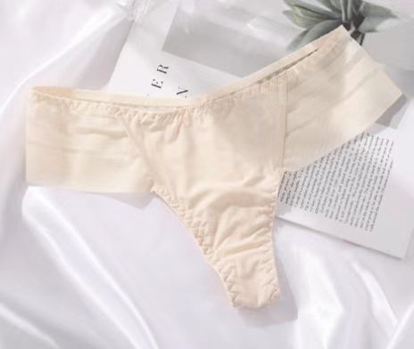Seductive Silk Stripe Thong: Comfortable and Sexy Women's Lingerie